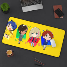 Load image into Gallery viewer, Wonder Egg Priority Rika Kawai, Momoe Sawaki, Neiru Aonuma Mouse Pad (Desk Mat) On Desk