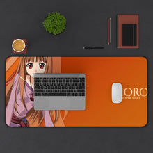 Load image into Gallery viewer, Spice And Wolf Mouse Pad (Desk Mat) With Laptop