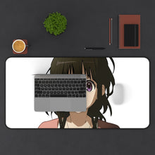 Load image into Gallery viewer, Eru Chitanda Face Mouse Pad (Desk Mat) With Laptop