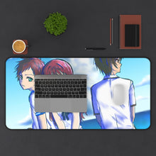 Load image into Gallery viewer, Nagi No Asukara Mouse Pad (Desk Mat) With Laptop