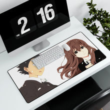 Load image into Gallery viewer, Koe No Katachi Mouse Pad (Desk Mat) With Laptop