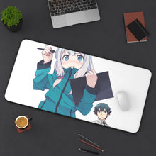 Load image into Gallery viewer, EroManga-Sensei Mouse Pad (Desk Mat) On Desk