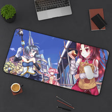 Load image into Gallery viewer, Puella Magi Madoka Magica Homura Akemi, Madoka Kaname, Sayaka Miki Mouse Pad (Desk Mat) On Desk