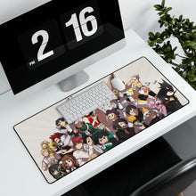 Load image into Gallery viewer, My Hero Academia Izuku Midoriya, Katsuki Bakugou, Tenya Iida, Tsuyu Asui Mouse Pad (Desk Mat) With Laptop