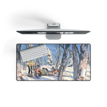 Load image into Gallery viewer, Anime Winter Mouse Pad (Desk Mat) On Desk