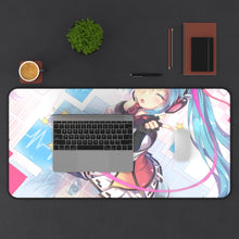 Load image into Gallery viewer, Hatsune Miku Mouse Pad (Desk Mat) With Laptop