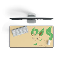 Load image into Gallery viewer, Leafeon Mouse Pad (Desk Mat) On Desk