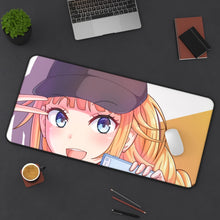 Load image into Gallery viewer, Ya Boy Kongming! Eiko Tsukimi Mouse Pad (Desk Mat) With Laptop
