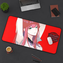 Load image into Gallery viewer, Darling In The FranXX Mouse Pad (Desk Mat) On Desk