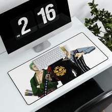 Load image into Gallery viewer, Zoro,Law and Sanji Mouse Pad (Desk Mat) Background