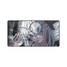 Load image into Gallery viewer, Anime Girl with Glasses Smoking Mouse Pad (Desk Mat)