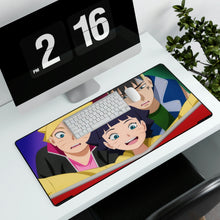 Load image into Gallery viewer, Himawari, Boruto, Kawaki and... interesting book Mouse Pad (Desk Mat)