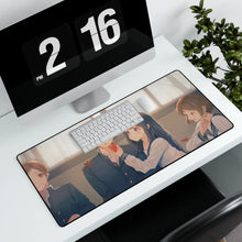 Load image into Gallery viewer, Hyouka Eru Chitanda, Satoshi Fukube, Mayaka Ibara Mouse Pad (Desk Mat) With Laptop