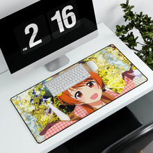 Load image into Gallery viewer, Nisekoi Marika Tachibana Mouse Pad (Desk Mat) With Laptop