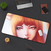 Load image into Gallery viewer, Spice And Wolf Mouse Pad (Desk Mat) On Desk