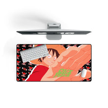 Load image into Gallery viewer, Anime One Piece Mouse Pad (Desk Mat) On Desk