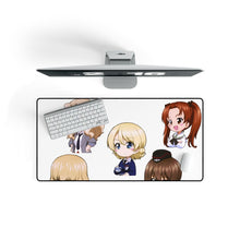 Load image into Gallery viewer, Girls und Panzer Mouse Pad (Desk Mat) On Desk