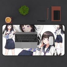 Load image into Gallery viewer, Hyouka Eru Chitanda Mouse Pad (Desk Mat) With Laptop