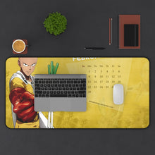 Load image into Gallery viewer, Saitama Mouse Pad (Desk Mat) With Laptop