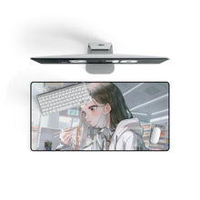 Load image into Gallery viewer, Anime Girl Mouse Pad (Desk Mat) On Desk