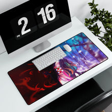 Load image into Gallery viewer, Nezuko Mouse Pad (Desk Mat) With Laptop