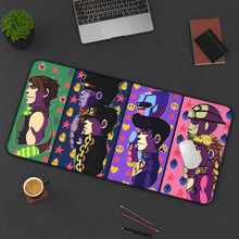 Load image into Gallery viewer, Jojo's Bizarre Adventure Mouse Pad (Desk Mat) On Desk