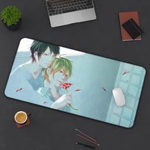 Load image into Gallery viewer, Durarara!! Izaya Orihara, Shizuo Heiwajima Mouse Pad (Desk Mat) On Desk