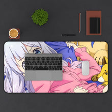 Load image into Gallery viewer, EroManga-Sensei Mouse Pad (Desk Mat) With Laptop