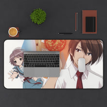 Load image into Gallery viewer, The Melancholy Of Haruhi Suzumiya Mouse Pad (Desk Mat) With Laptop