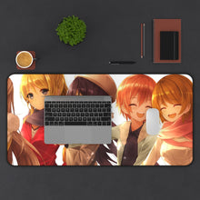 Load image into Gallery viewer, Love Live! Maki Nishikino, Kotori Minami, Umi Sonoda, Honoka Kousaka, Rin Hoshizora Mouse Pad (Desk Mat) With Laptop