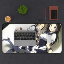 Load image into Gallery viewer, Eru Chitanda And Mayaka Ibara Maid Dress Mouse Pad (Desk Mat) With Laptop