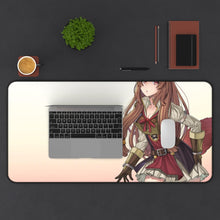 Load image into Gallery viewer, Raphtalia Mouse Pad (Desk Mat) With Laptop