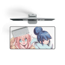Load image into Gallery viewer, Laid-Back Camp Mouse Pad (Desk Mat) On Desk