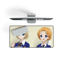 Load image into Gallery viewer, Girls und Panzer Mouse Pad (Desk Mat) On Desk