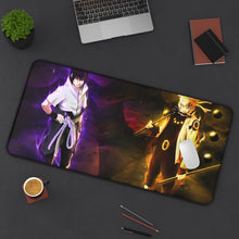 Load image into Gallery viewer, Sasuke and Naruto Mouse Pad (Desk Mat) On Desk