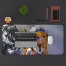 Load image into Gallery viewer, Goblin Slayer Goblin Slayer, Priestess Mouse Pad (Desk Mat) With Laptop