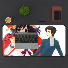 Load image into Gallery viewer, The Melancholy Of Haruhi Suzumiya Mouse Pad (Desk Mat) With Laptop