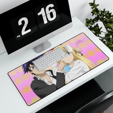Load image into Gallery viewer, Nisekoi Chitoge Kirisaki Mouse Pad (Desk Mat) With Laptop