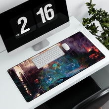Load image into Gallery viewer, Vegetto Sayar Jin Blue Mouse Pad (Desk Mat) With Laptop