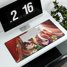 Load image into Gallery viewer, Symboli Rudolf & Tokai Teio Mouse Pad (Desk Mat)