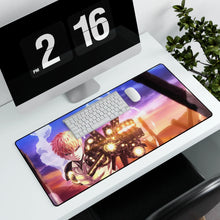 Load image into Gallery viewer, Anime One-Punch Man Mouse Pad (Desk Mat) With Laptop