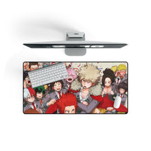 Load image into Gallery viewer, My Hero Academia Izuku Midoriya, Katsuki Bakugou, Tenya Iida, Tsuyu Asui Mouse Pad (Desk Mat) On Desk