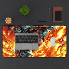 Load image into Gallery viewer, Fire Force Shinra Kusakabe Mouse Pad (Desk Mat) With Laptop