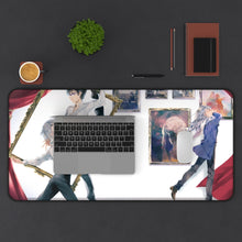 Load image into Gallery viewer, Yuri!!! On Ice Victor Nikiforov, Yuuri Katsuki Mouse Pad (Desk Mat) With Laptop