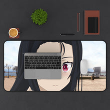 Load image into Gallery viewer, Sasanqua Mouse Pad (Desk Mat) With Laptop