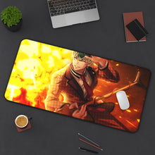 Load image into Gallery viewer, Hypnosis Mic Mouse Pad (Desk Mat) On Desk