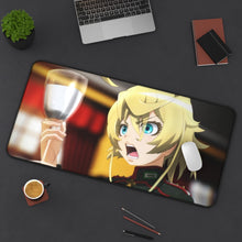 Load image into Gallery viewer, Youjo Senki Mouse Pad (Desk Mat) On Desk