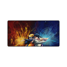 Load image into Gallery viewer, Naruto vs Sasuke Mouse Pad (Desk Mat)