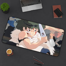 Load image into Gallery viewer, Princess Mononoke Mouse Pad (Desk Mat) On Desk