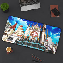 Load image into Gallery viewer, Fire Force Mouse Pad (Desk Mat) On Desk